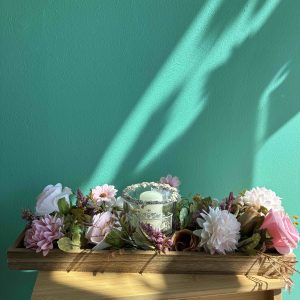 Flower box-Dřevěný podnos