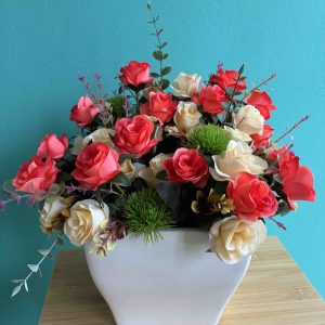 Flower box-Korálová romance